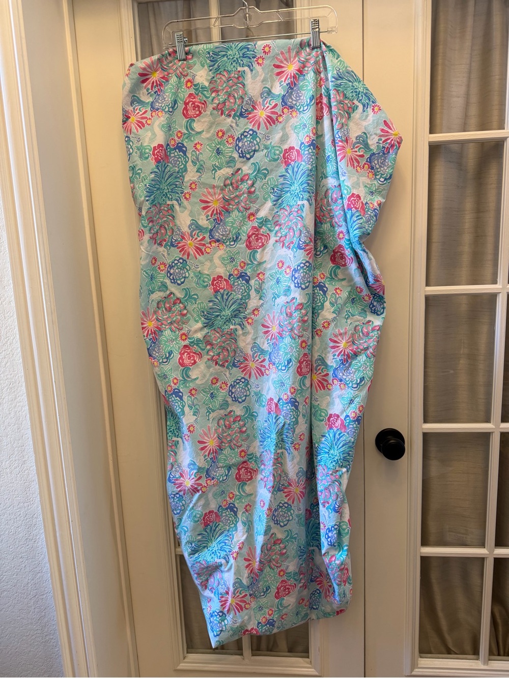 Lily Pulitzer Pottery Barn Crib Sheet EUC